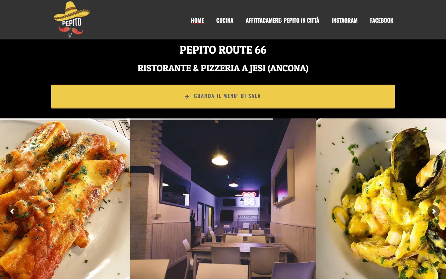 Screenshot del sito di Pepito 66